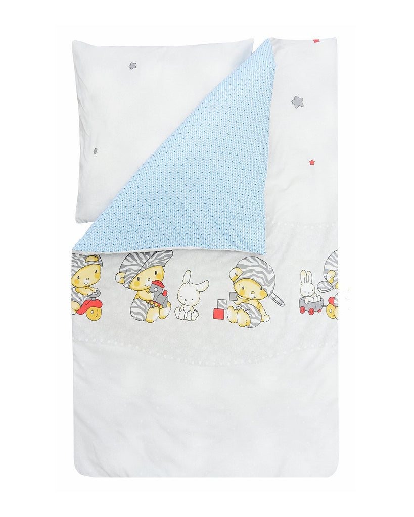 PANDORA KIDS - Sengesæt Teddy Grå, 70x100 cm - Pandora Living