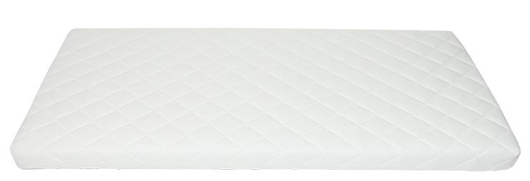 Hvidt betræk m. quilt til klassisk skummadras, 90x200x12 - Pandora Living